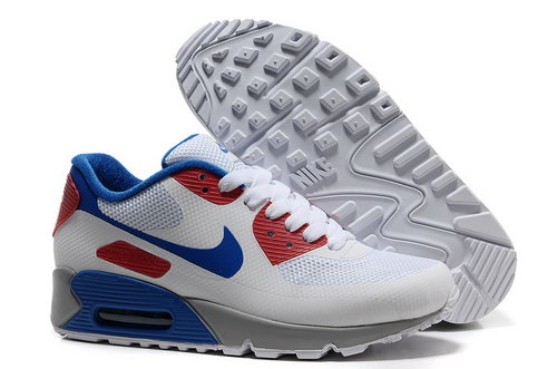 Nike Air Max 90 Hyp Frm Unisex White Red Running Shoes Korea